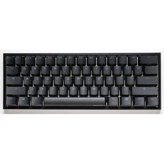 Ducky one 2 pro mini classic rgb mechanisch gaming toetsenbord (zwart, us lay-out (qwerty), cherry mx silent red, 60%, rgb led, double-shot pbt, quack mechanics)