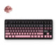 Mchose g87 wireless gasket mount custom mechanical keyboard (zwart, us lay-out (qwerty), 80% (tkl), rgb, pbt keycaps, hot-swap, 2.4ghz | bluetooth | usb-c)