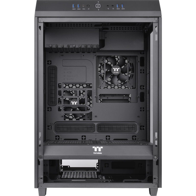 Afbeelding laden in galerijviewer, Thermaltake the tower 500 midi tower behuizing (zwart | 4x usb-a | 1x usb-c | tempered glass)
