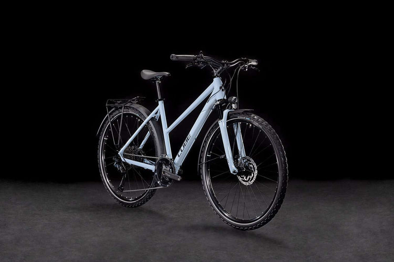 Afbeelding laden in galerijviewer, Cube nature exc allroad lady pigeonblue´n´black

