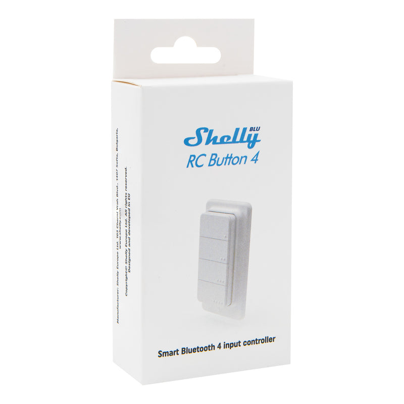Afbeelding laden in galerijviewer, Shelly blu rc button 4 zb afstandsbediening (wit, bluetooth 5 (le), zigbee)
