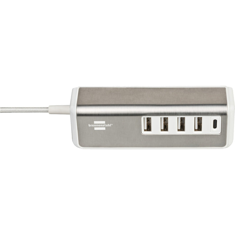 Afbeelding laden in galerijviewer, Brennenstuhl estilo meervoudige usb-lader (wit, 1x usb-c, 4x usb-a)
