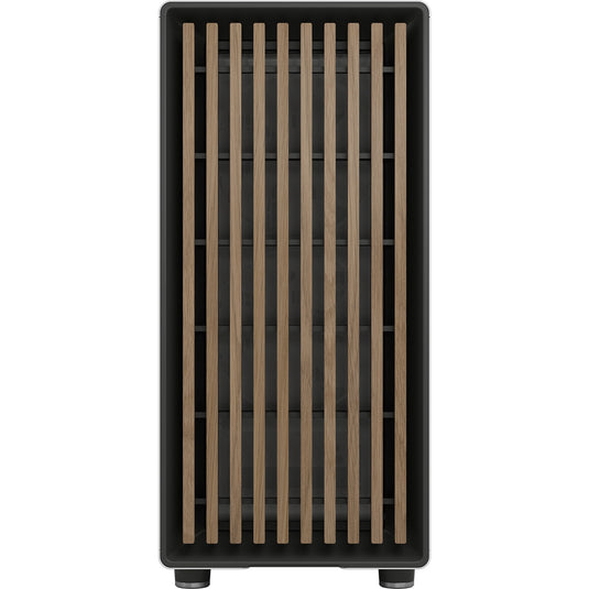 Fractal design north midi tower behuizing (wit houtkleur | 2x usb-a | 1x usb-c)