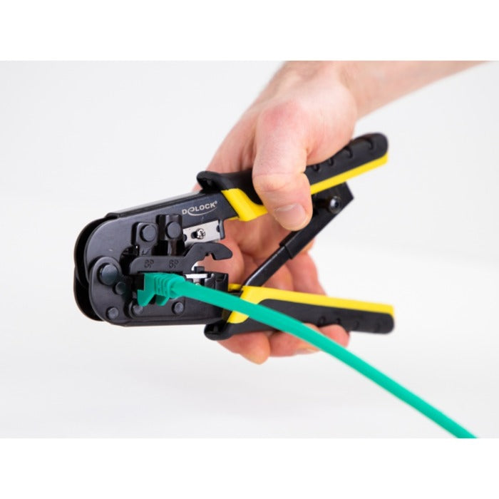 Afbeelding laden in galerijviewer, Delock universal crimpingtool with wire stripper 90505 krimptang (zwart)
