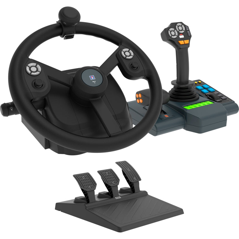 Afbeelding laden in galerijviewer, Hori farming vehicle control system simulatorset (zwart)
