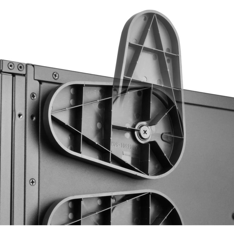 Afbeelding laden in galerijviewer, Silverstone rm44 rack behuizing (zwart | 4u | usb type-c | 2x 80mm casefan inbegrepen)
