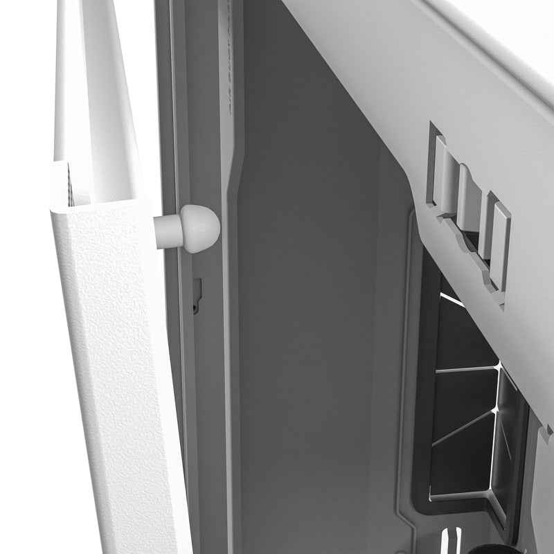 Afbeelding laden in galerijviewer, Antec c8 aluminum midi tower behuizing (wit zilver | 2x usb-a | 1x usb-c | tempered glass)

