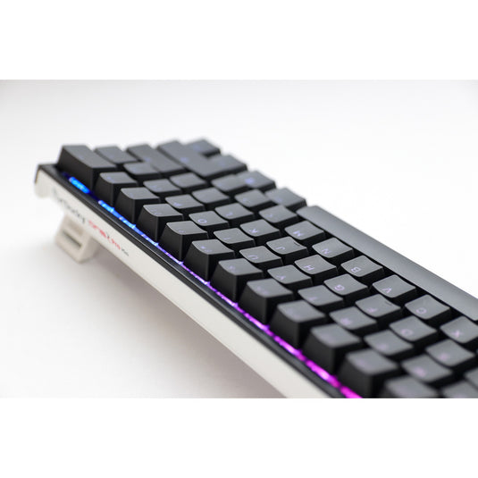 Ducky one 2 pro mini classic rgb mechanisch gaming toetsenbord (zwart, us lay-out (qwerty), cherry mx speed silver, 60%, rgb led, double-shot pbt, quack mechanics)
