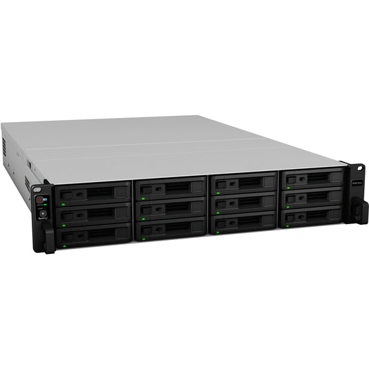 Synology rackstation rs3621rpxs nas (zwart grijs, 4x lan, usb 3.0)