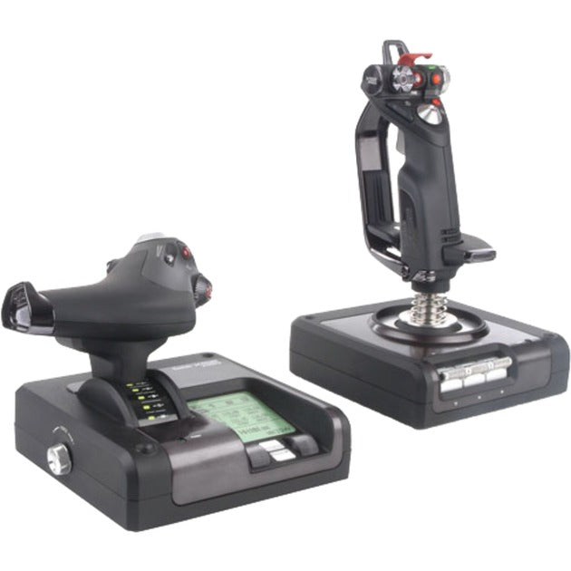 Afbeelding laden in galerijviewer, Logitech g saitek x52 pro flight gaming hotas
