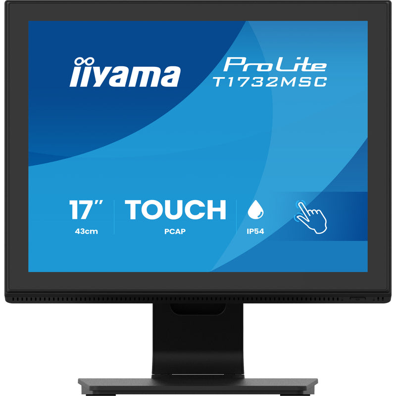 Afbeelding laden in galerijviewer, Iiyama prolite t1732msc-b2s 17 touchscreen monitor (zwart, vga, hdmi, displayport, audio, touchscreen)
