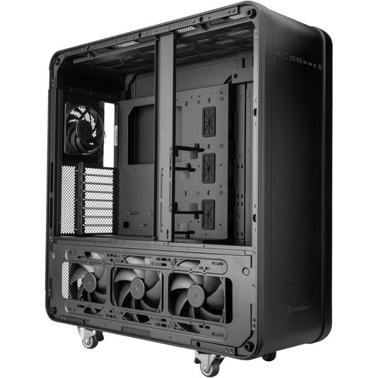 Silverstone alta t1 big tower behuizing (zwart | 2x usb-a | 2x usb-c)