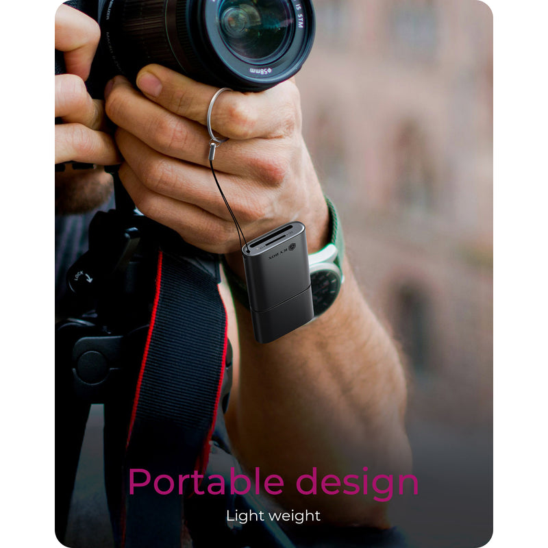 Afbeelding laden in galerijviewer, Icy box ib-cr204-cu3 2-in-1 kaartlezer (zwart)
