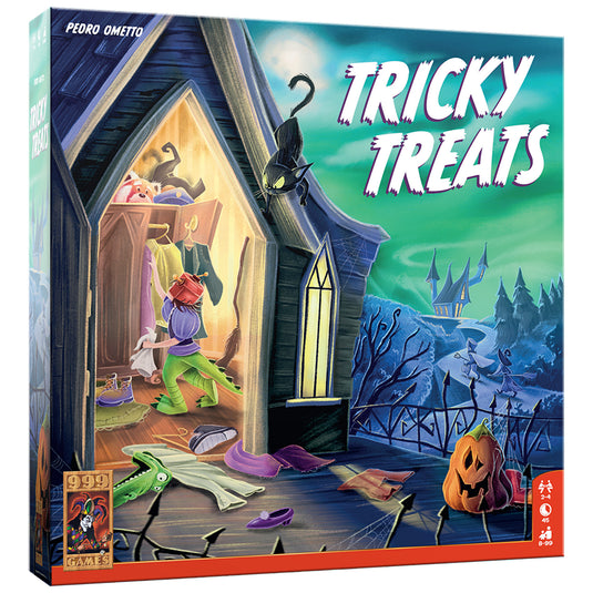 999games 999 games tricky treats bordspel (nederlands, 2 - 4 spelers, 45 minuten, vanaf 8 jaar)