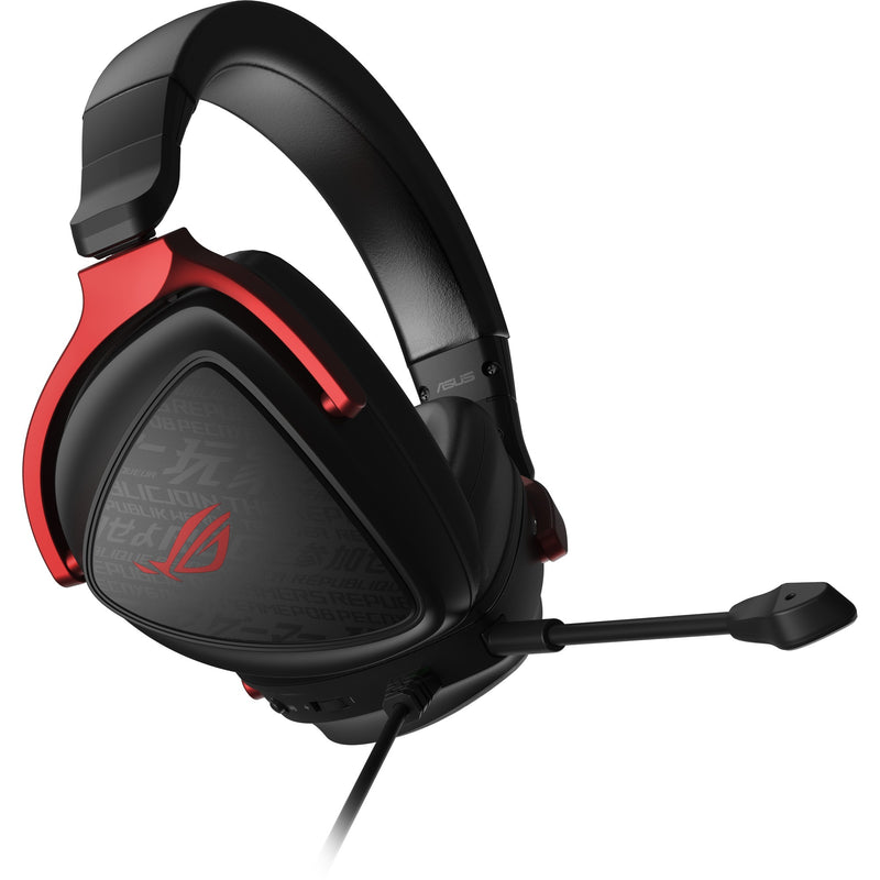 Afbeelding laden in galerijviewer, Asus rog delta s core over-ear gaming headset (zwart rood, pc, playstation 4, playstation 5, xbox one, xbox series x|s, nintendo switch)
