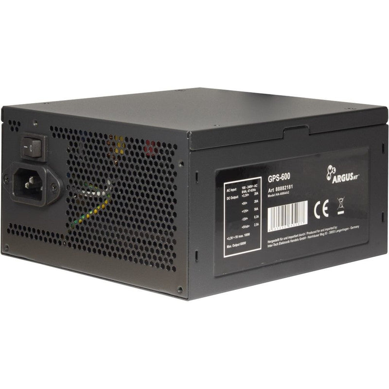 Afbeelding laden in galerijviewer, Inter-tech argus gps-600 600 watt voeding (zwart, 4x pcie)

