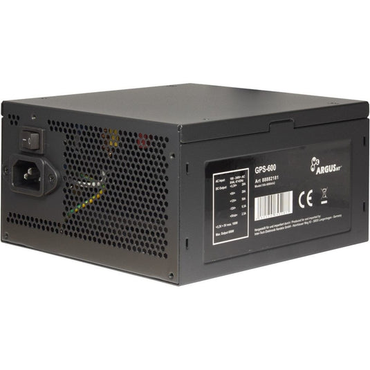 Inter-tech argus gps-600 600 watt voeding (zwart, 4x pcie)