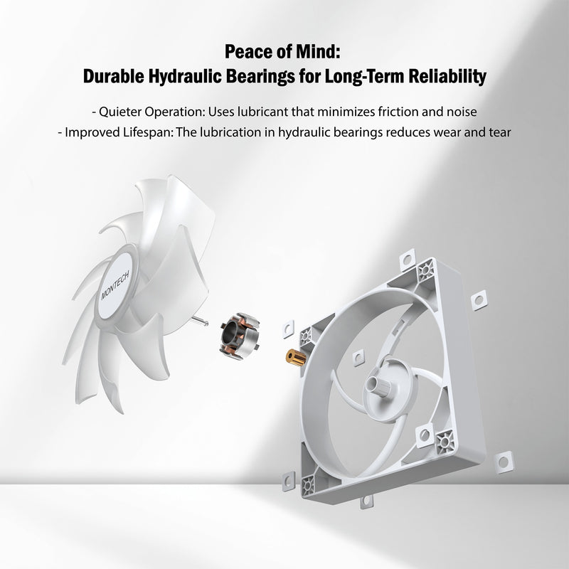 Afbeelding laden in galerijviewer, Montech gf120 argb pwm case fan (wit, 120 x 120 x 25 mm)

