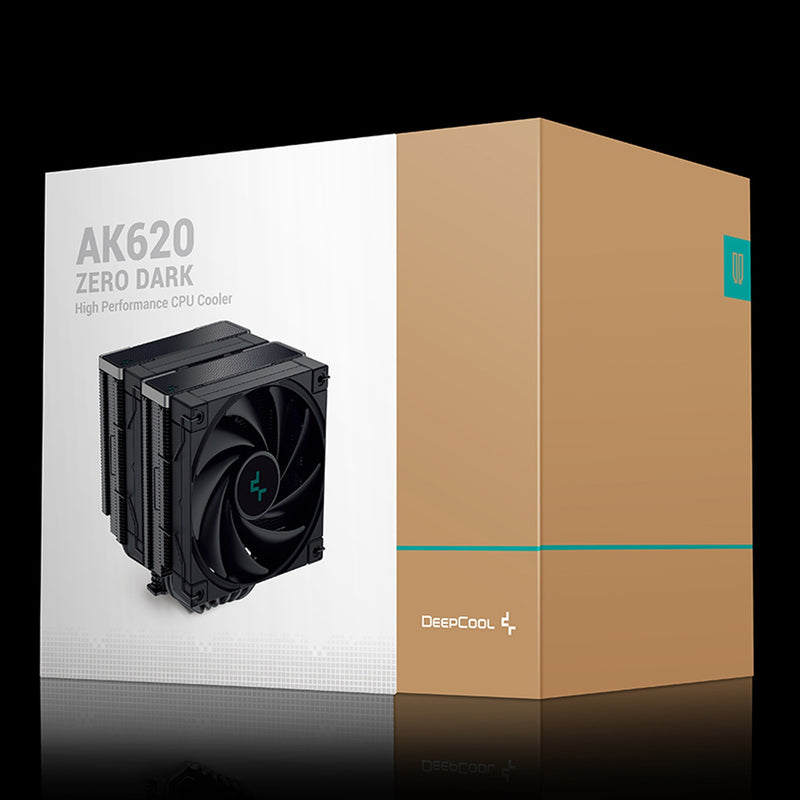 Afbeelding laden in galerijviewer, Deepcool ak620 zero dark cpu-koeler (zwart)

