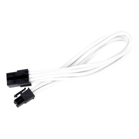 Silverstone 6-polig pcie verlengkabel (wit, 25 centimeter, pp07-ide6w, lite retail)