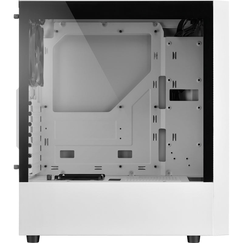 Afbeelding laden in galerijviewer, Sharkoon rgb slider midi tower behuizing (wit | 3x usb-a | rgb | tempered glass)
