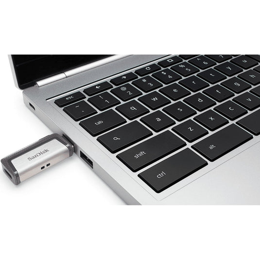 Sandisk ultra dual drive go 64 gb usb-stick (zwart, usb-a 3.2 (5 gbit s), usb-c 3.2 (5 gbit s))