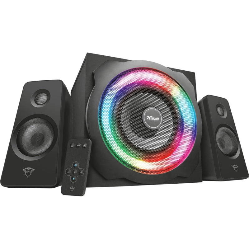 Afbeelding laden in galerijviewer, Trust gxt 629 tytan rgb illuminated 2.1 speaker set pc-luidspreker (zwart)
