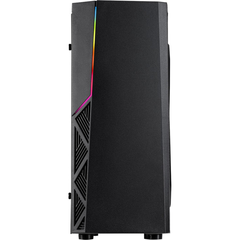 Afbeelding laden in galerijviewer, Inter-tech b-02 rgb midi tower behuizing (zwart | 3x usb-a | rgb | window)
