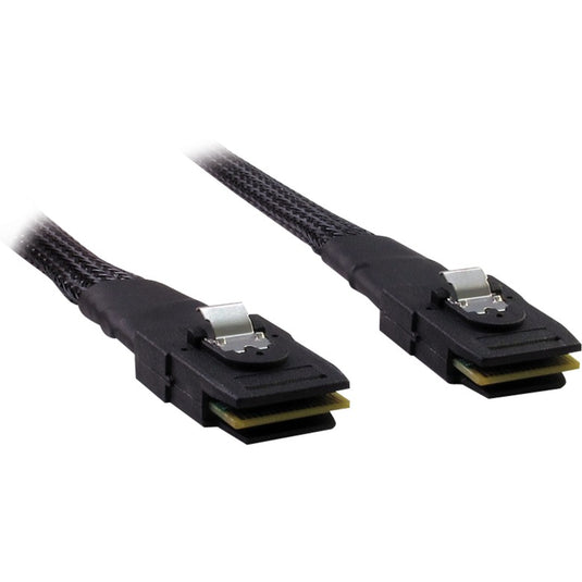 Inter-tech kabel sff 8087 > sff 8087, 0,75m (zwart)