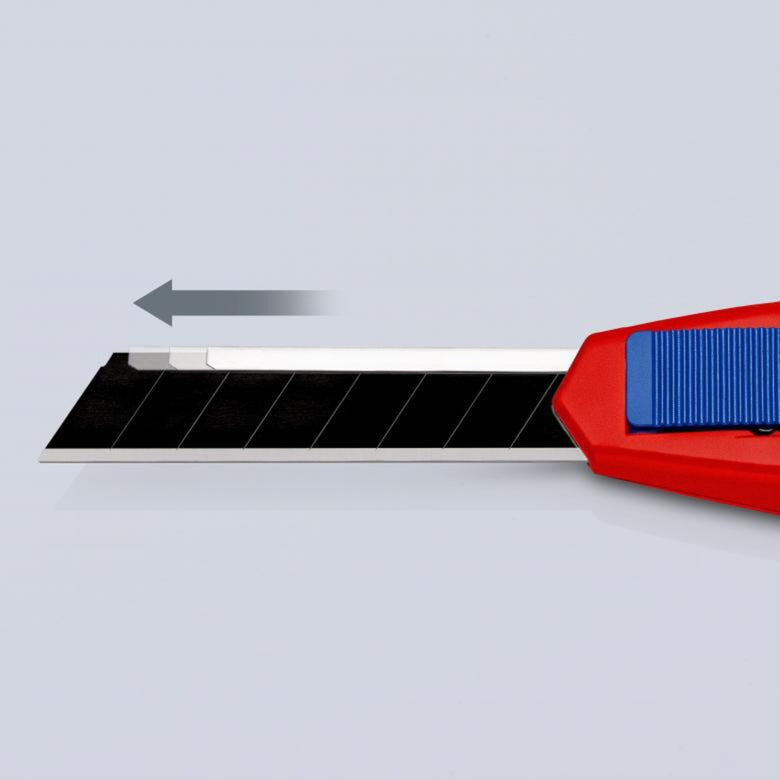 Afbeelding laden in galerijviewer, Knipex cutix universele mes stanleymes (rood blauw, incl. 2 mesbladen)
