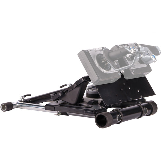 Wheel stand pro deluxe v2 thrustmaster hotas warth houder (zwart, voor thrustmaster hotas warthog, saitek x-55, x52, pro en x65)