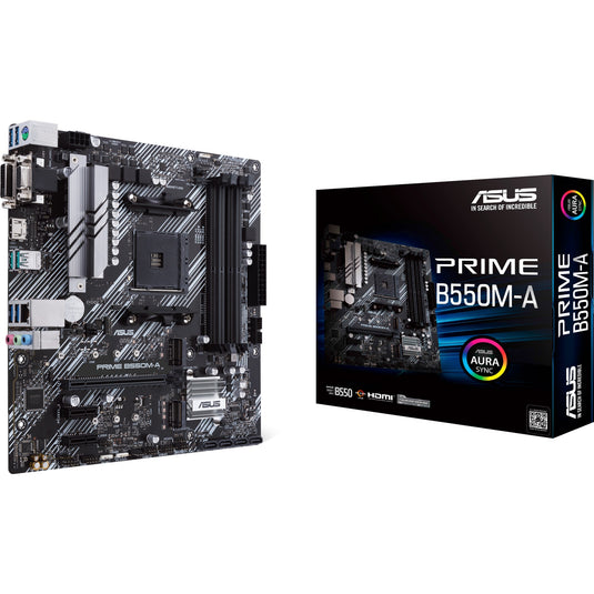 Asus prime b550m-a socket am4 moederbord (raid, gb-lan, sound, µatx)