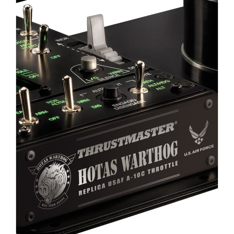 Afbeelding laden in galerijviewer, Thrustmaster hotas warthog joystick en throttle gaming hotas (zwart zilver, pc)
