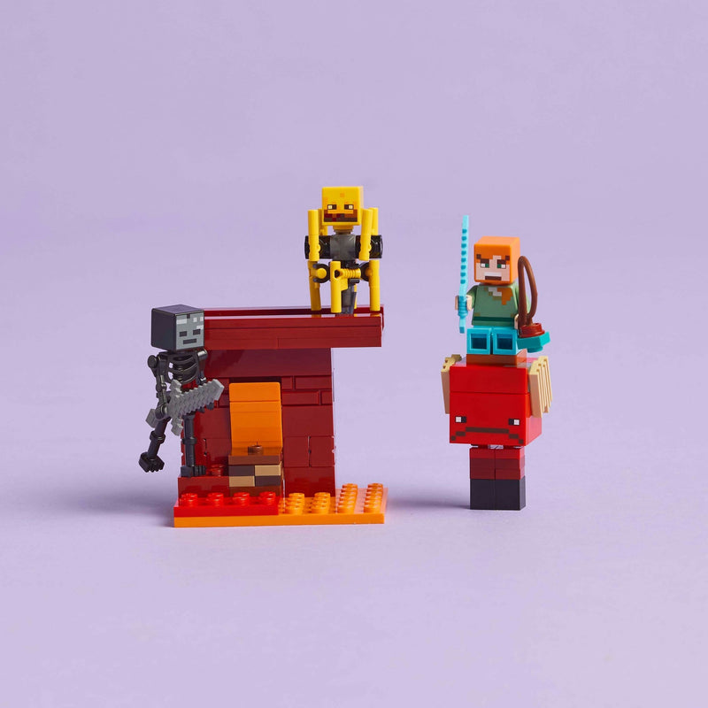 Afbeelding laden in galerijviewer, Lego minecraft de lavastrijd in de nether voor kinderen - 21266
