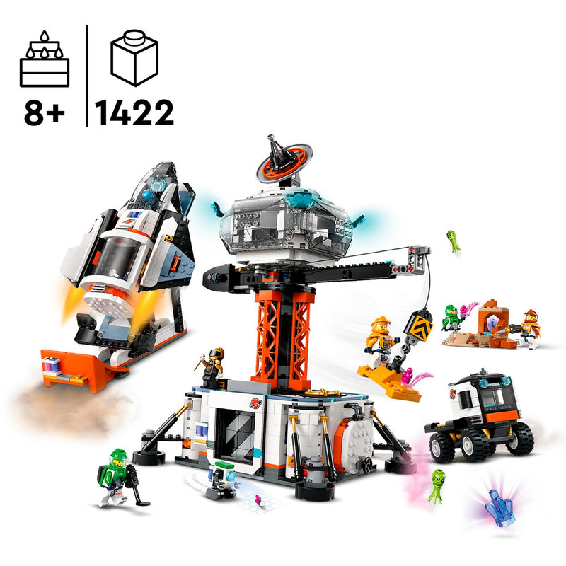 Afbeelding laden in galerijviewer, Lego city - ruimtebasis en raketlanceringsplatform constructiespeelgoed (60434)

