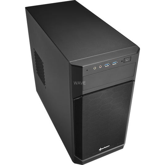 Sharkoon v1000 midi tower behuizing (zwart | 2x usb-a)