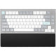Keychron silicone palm rest voor v1 v1 max v2 v2 max q9 q1 q1 pro polssteun (zwart)