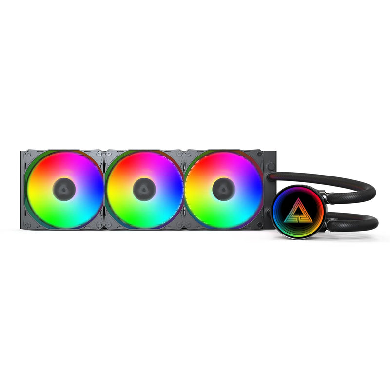 Afbeelding laden in galerijviewer, Montech lightflow argb 360 waterkoeling (zwart)
