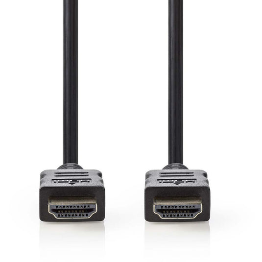 High speed hdmi-kabel met ethernet, 5.0 meter (zwart, 4k@30hz )
