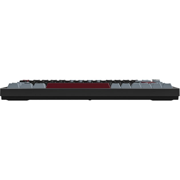 Afbeelding laden in galerijviewer, Montech mkey pro darkness rgb mechanisch toetsenbord (zwart, us lay-out (qwerty), gateron g pro yellow, 75%, hot-swappable, rgb, double-shot pbt, usb-c | 2.4 ghz | bluetooth 5.2)
