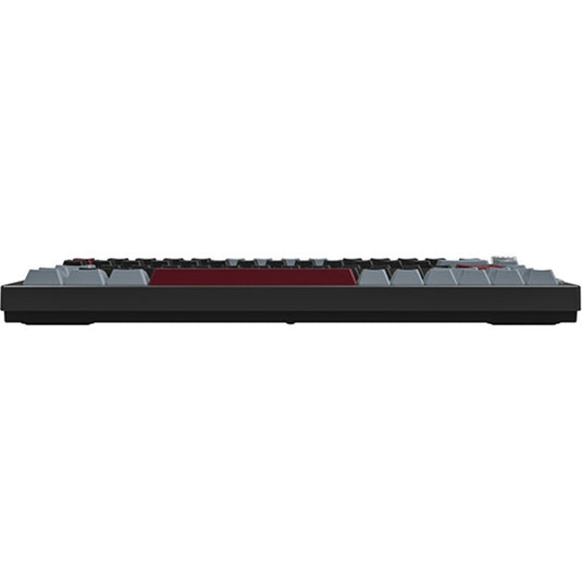 Montech mkey pro darkness rgb mechanisch toetsenbord (zwart, us lay-out (qwerty), gateron g pro yellow, 75%, hot-swappable, rgb, double-shot pbt, usb-c | 2.4 ghz | bluetooth 5.2)