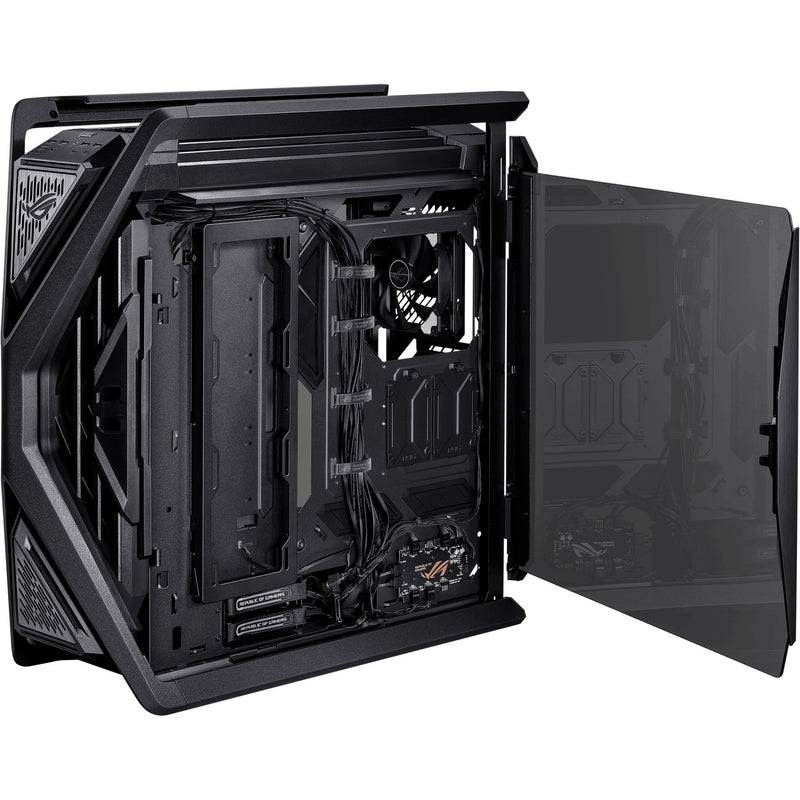 Afbeelding laden in galerijviewer, Asus rog hyperion gr701 big tower behuizing (zwart | 4x usb-a | 2x usb-c | rgb | tempered glass)
