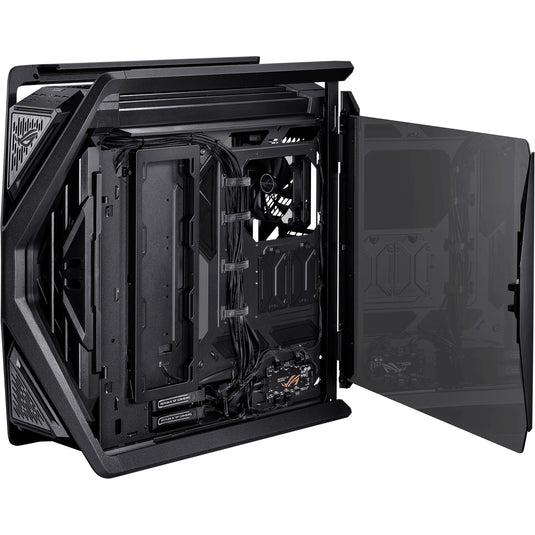 Asus rog hyperion gr701 big tower behuizing (zwart | 4x usb-a | 2x usb-c | rgb | tempered glass)