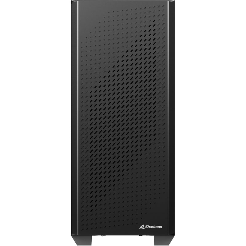 Afbeelding laden in galerijviewer, Sharkoon vs9 rgb black midi tower behuizing (zwart | 2x usb-a | 1x usb-c | rgb | tempered glass)
