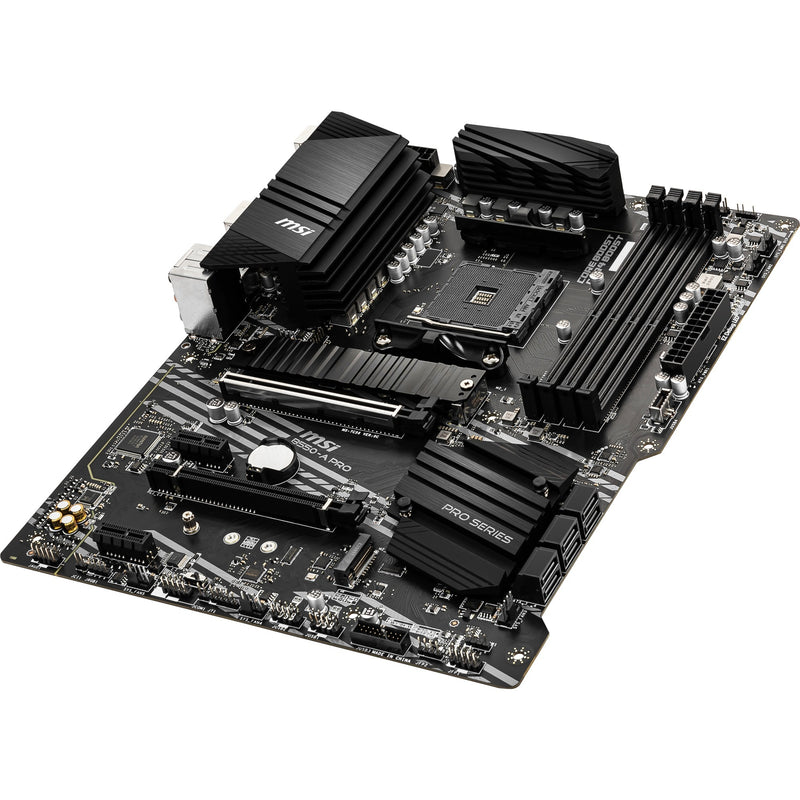 Afbeelding laden in galerijviewer, Msi b550-a pro socket am4 moederbord (zwart, raid, gb-lan, sound, atx)
