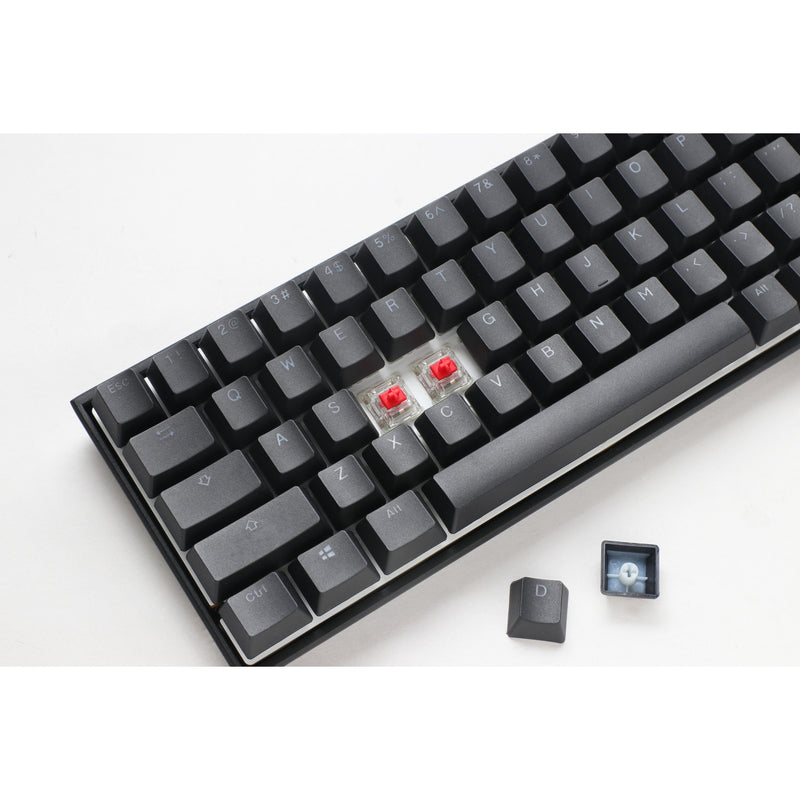 Afbeelding laden in galerijviewer, Ducky mecha pro sf rgb mechanisch toetsenbord (zwart, us lay-out (qwerty), cherry mx red, 65%, rgb leds, pbt double-shot)

