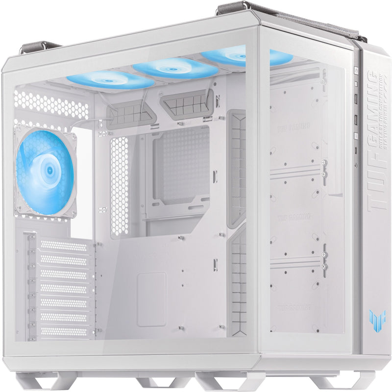 Afbeelding laden in galerijviewer, Asus tuf gaming gt502 plus midi tower behuizing (wit | 2x usb-a | 1x usb-c | tempered glass)
