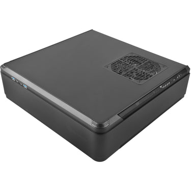 Silverstone sst-ftz01b-e desktop behuizing (zwart | 2x usb-a)