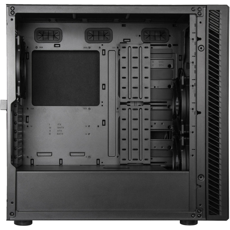 Afbeelding laden in galerijviewer, Silverstone seta q1 midi tower behuizing (zwart | 2x usb-a | 1x usb-c)
