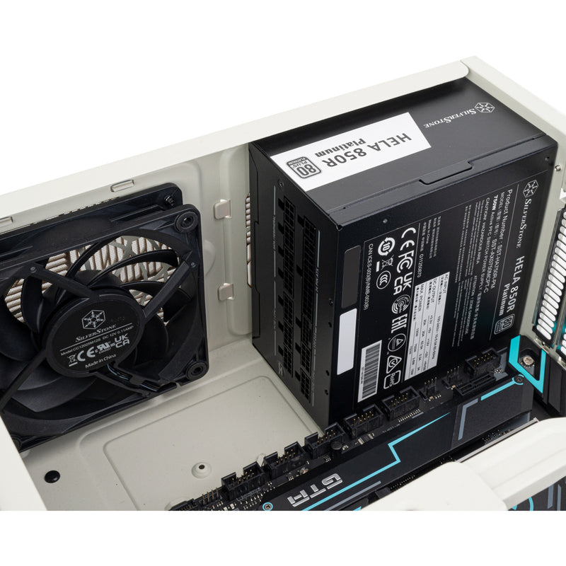 Afbeelding laden in galerijviewer, Silverstone flp01 htpc behuizing (crème | 2x usb-a | 1x usb-c)
